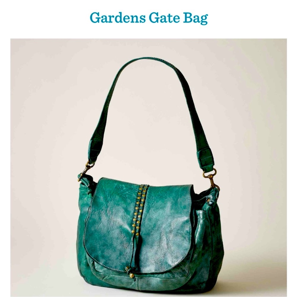 COPY - Sundance Women's Gardens Gate Bag in emerald green